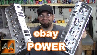 Cheap ebay Aluminum SBC Cylinder Heads Inspection