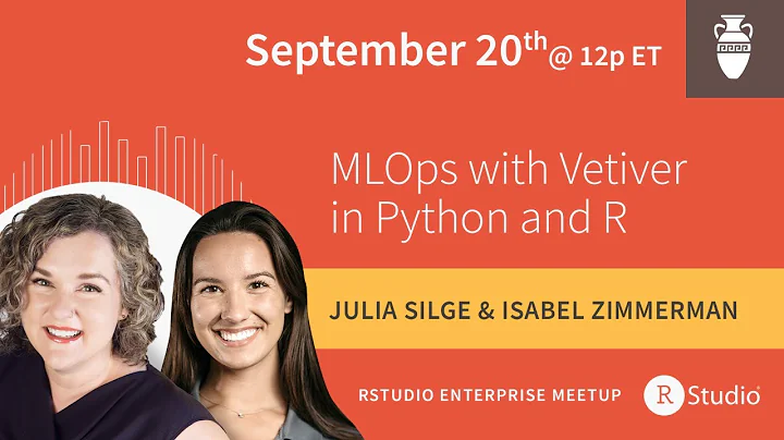 MLOps with vetiver in Python and R | Led by Julia ...