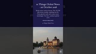 Full 10 Things Global News Headlines - 1st October 2026 News