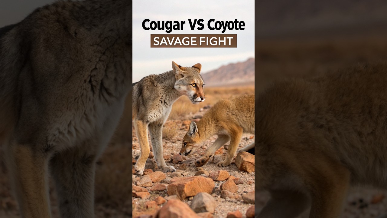 Predator Showdown; Coyote Vs Cougar 