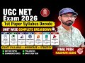 UGC NET Exam 2026 || 1st Paper की तैयारी ऐसे करो || ugc net JRF || by Manoj Kumar