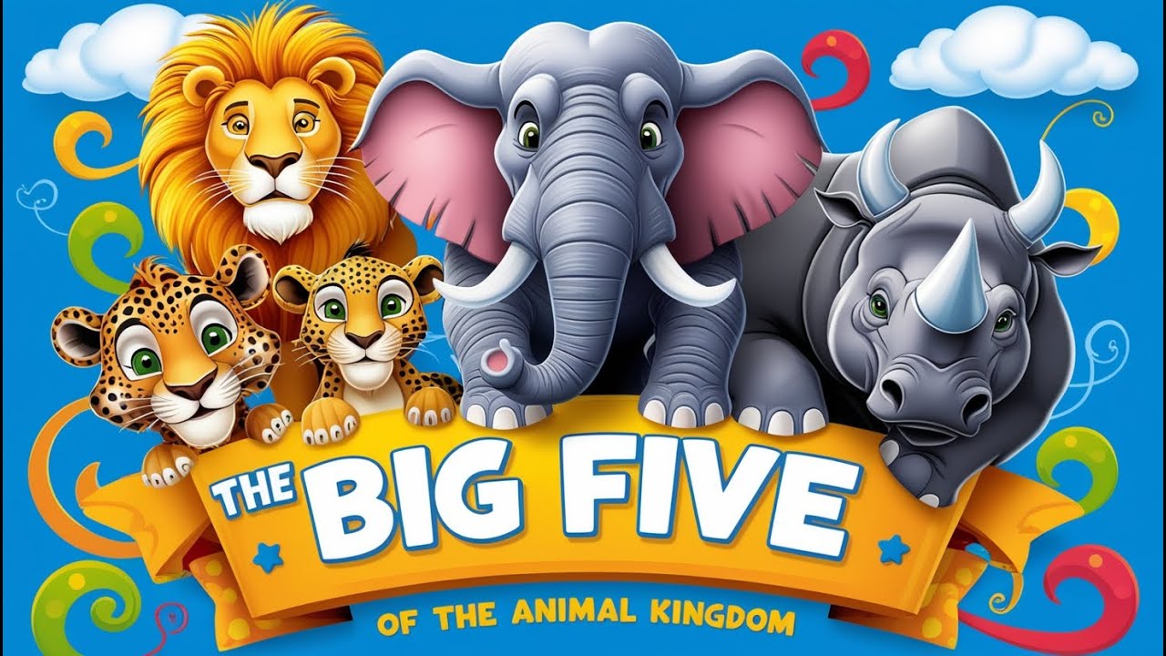 The Big Five #Adventure; African Safari fun facts for #kids - YouTube