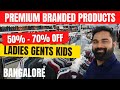 Multi Branded Products Discount store in Bangalore, 70% Discount on clothes, shoes, Bags