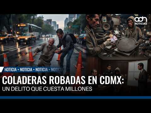 Stolen manhole covers: The million-dollar cost to CDMX and the risk to citizens
