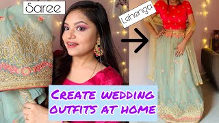 Create wedding outfits from your old clothes | lehenga, sharara | Mehendi, Sangeet , wedding |