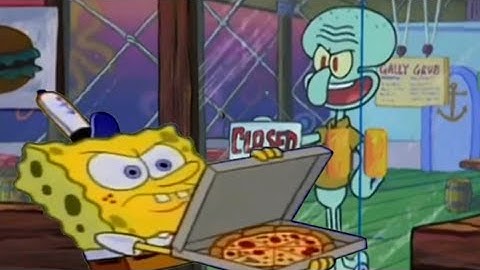 SpongeBob Squarepants Full Episodes 🥴 "Squidward not trying to get a Pizza from SpongeBob" 😐