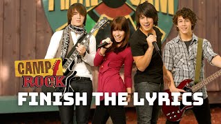 finish the camp rock lyrics