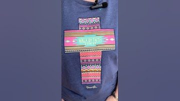 “Walk By Faith” tee with 2 Cor. 5:7 on it