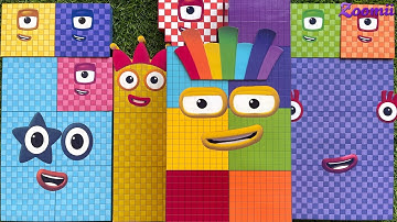 Looking for Numberblocks Puzzle Tetris NEW 7K vs 600 Space ASMR - Numberblocks Satisfying Video #112