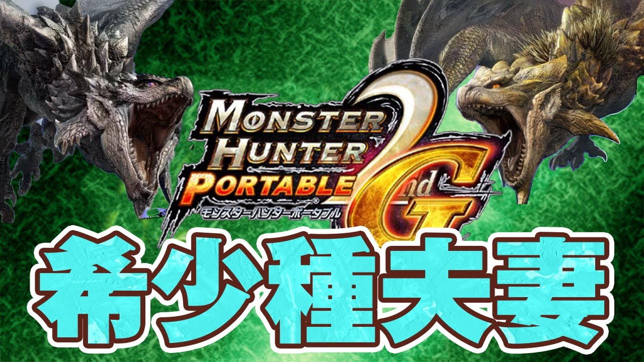 モンハン】MHP2Gの希少種夫妻にカチコミに行く【モンスターハンター