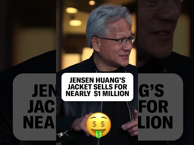 Jensen Huang's jacket just auctioned for nearly $1 million at Sotheby's