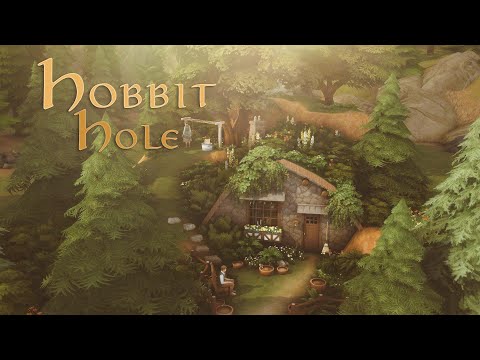 видео: Hobbit hole 🌲🌻|| The Sims 4 || Speedbuild with Ambience Sounds