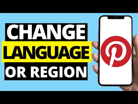 How To Change Language / Region On Pinterest Mobile App