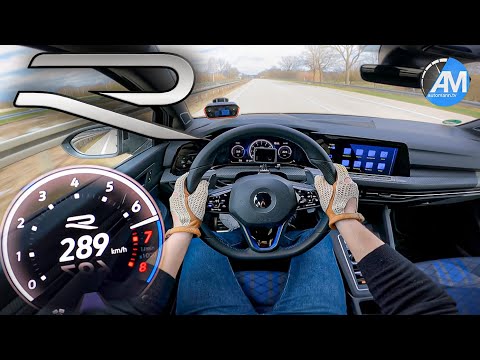 Golf 8 R | 290 km/h Top Speed Run🏁 | by Automann in 4K