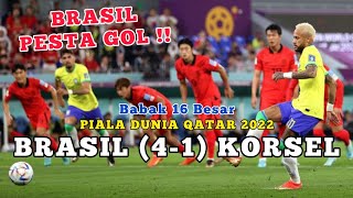 Highlights BRASIL VS KOREA SELATAN (4-1) | PIALA DUNIA QATAR 2022, FIFA WORLD CUP 2022