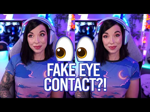 COOL OR CURSED?! | NVIDIA Broadcast AI Eye Contact