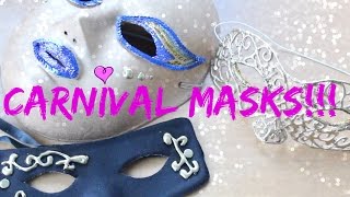 Cómo hacer máscaras para Carnaval - Tutoriales arte de Totenart