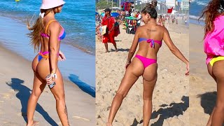 ZOOM CAMERA 😱 Brazil 🇧🇷 Leblon Beach ☀️ Rio de Janeiro 😍 Walking Tour in 4K