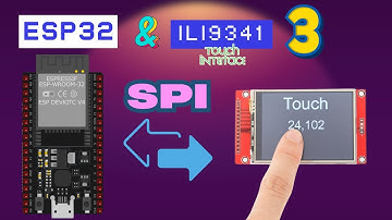 ESP32#12 ESP SPI LCD || PART 3 || Add Touch Interface to LCD