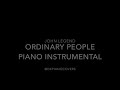 John Legend Ordinary People Karaoke - Piano Instrumental