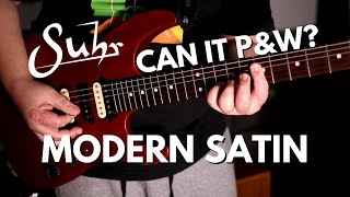 Suhr Modern Cherry Satin (Can It P&W?) (A Versatile Guitar for Worship!)