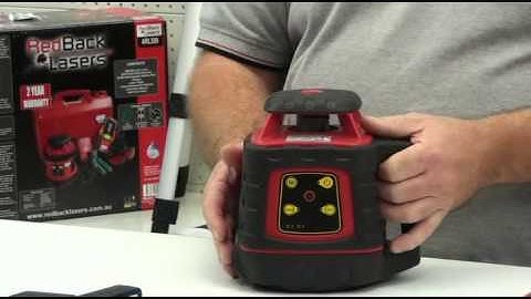 RedBack Lasers EL614 Electronic Level Rotating Laser - Features