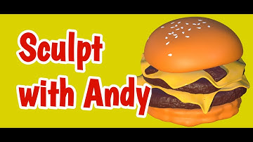 I sculpted a burger in Nomad Sculpt