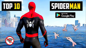 Top 10 Amazing Spiderman Games For Android In 2023 | High Graphics (Online/Offline)