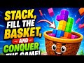🎮🔥 Stack, fill the basket, and conquer the game! 🧺✨