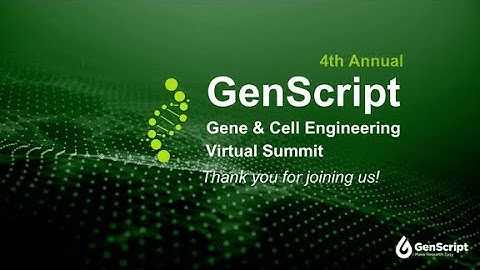 4th Annual Gene & Cell Engineering Virtual Summit Recap