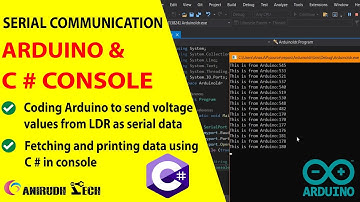 C# reading analogue voltage data from Arduino and LDR using serial communication