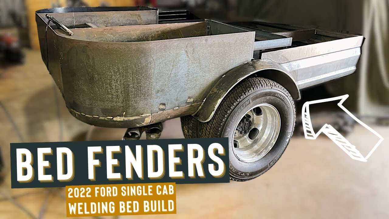 Making Welding Bed Fenders from 10" 90 Degree Pipe Fitting for the New