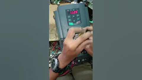 Invt GD200A dual Frequency reference programming and testing