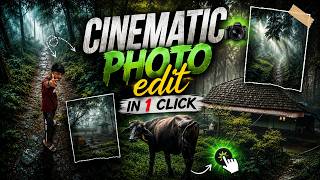Cinematic Photo Edit in 1 Click 🔥 | Fog Forest Color Grading | Lightroom Mobile & CapCut Editing screenshot 3
