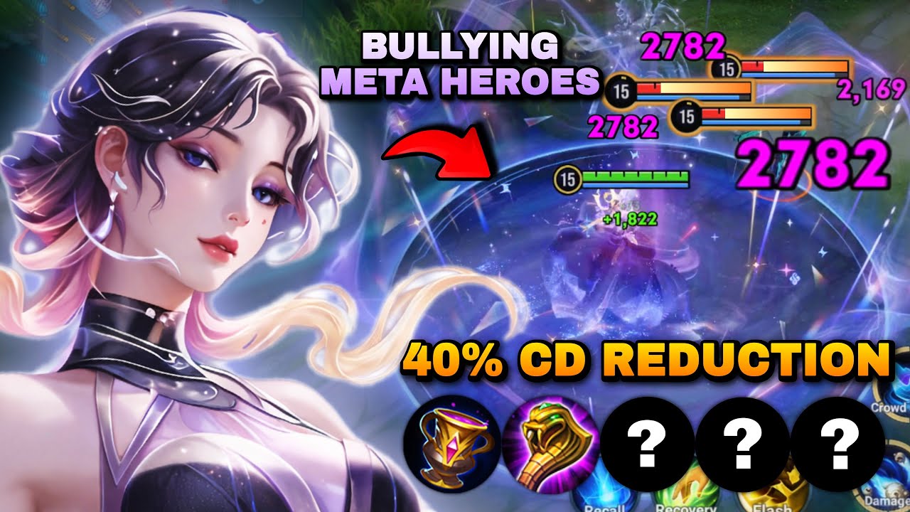 CHINA YUHUAN OP 40% CD REDUCTION BUILD BULLYING META HEROES! | HONOR OF KINGS