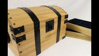 White Oak Treasure Chest Build Process