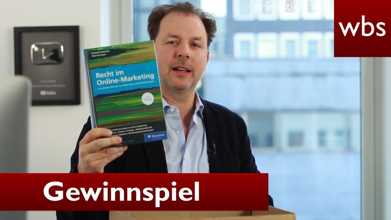 Unboxing "Recht im Online-Marketing" + Gewinnspiel | Rechtsanwalt Christian Solmecke