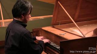 Bach, Johann Sebastian: Partita Nr.1 BWV 825 Gigue  &quot;Silbermann piano&quot;: Takehisa,Genzo