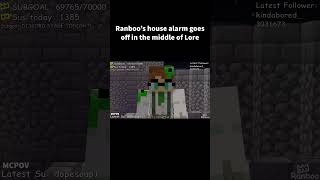 Ranboo's house alarm goes off in the middle of Dream SMP LORE (Ft. Charlie Slimecicle) #Shorts Net Worth