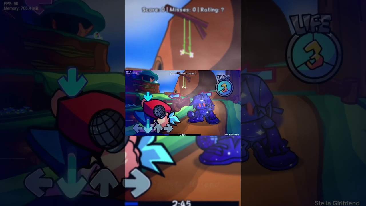 Super Mario Galaxy - Friday Night Funkin Cosmic Battle Song 