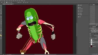 LETS'S DRAW PICKLE RICK FROM RICK AND MORTY screenshot 2