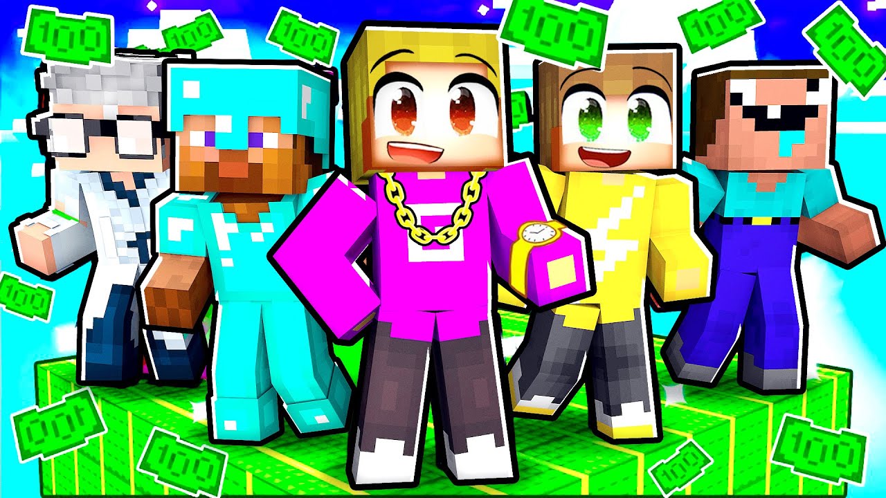 Overleven Op Een GELD CHUNK In Minecraft!