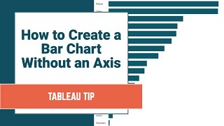 Information How to Create a Bar Chart Without an Axis News