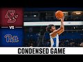 Boston College vs. Pitt Condensed Game | 2024-25 ACC Men's Basketball