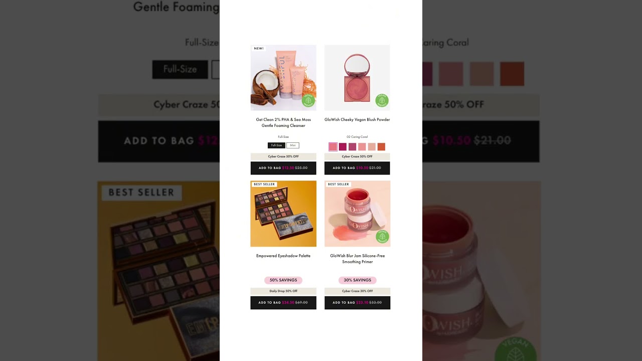 HUDA Beauty Black Friday Sales Event now open to ALL!!