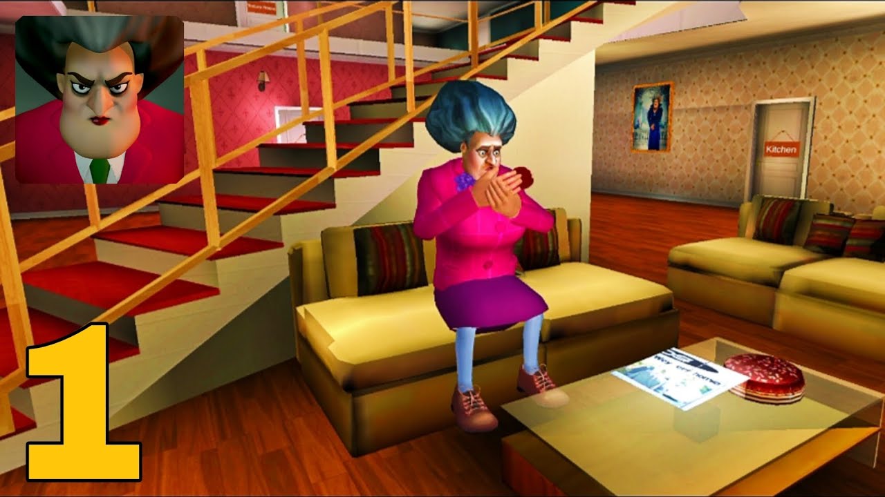 Scary Teacher 3d Prank Gameplay Walkthrough Part 1 (Android, ios) - YouTube