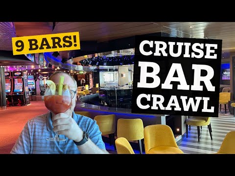 Video: Nieuw Amsterdam Cruise Ship - Mga Bar at Lounge