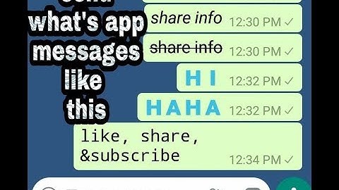 How to send colourful & stylish text on Whatsapp