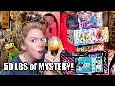 OPENING 50 LBS of Mystery Boxes! (LOL Arcade, Real Little Miniature Handbag, Re-Ment, etc!)