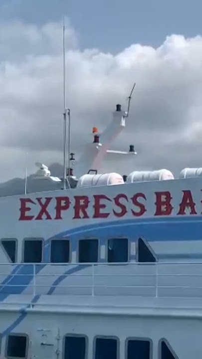Perlahan tinggalkan Dermaga Kapal Cepat #expressbahari6f #shorts